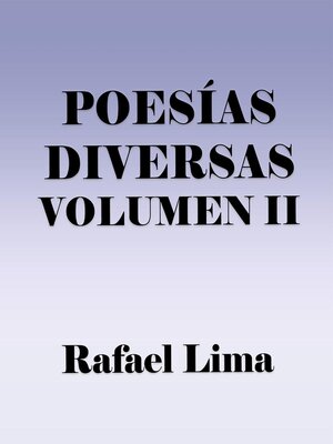 cover image of Poesías Diversas Volume II